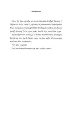 Loup y es-tu ?