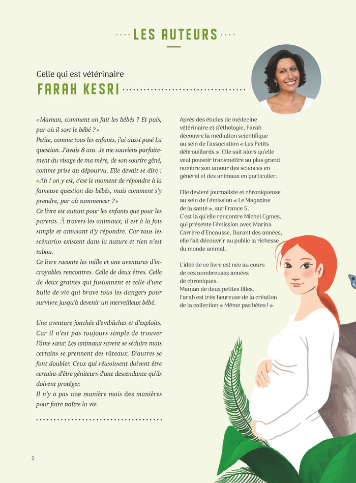 Même pas bêtes ! La reproduction: Comparons l'homme et l'animal