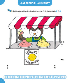 T'choupi Mes points à relier - Lettres et nombres 3-4 ans PS