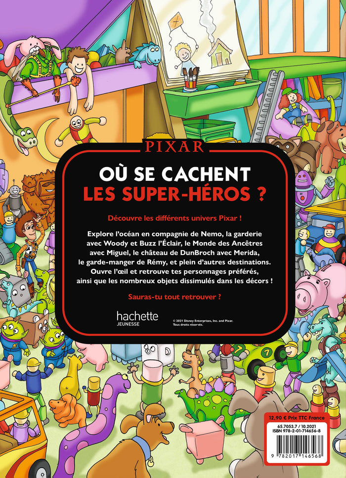 Où se cachent les super-héros ? - Cherche et trouve