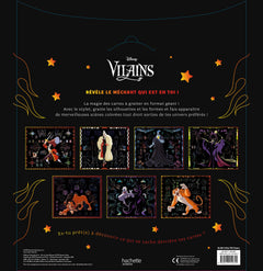 DISNEY -  Les Ateliers Disney - Mes cartes à gratter géantes - Vilains