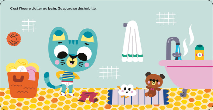 Gaspard prend son bain