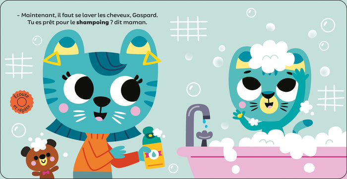 Gaspard prend son bain