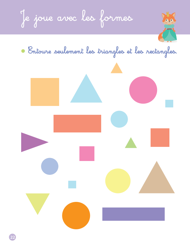 Mon cahier de graphisme spécial formes géométriques