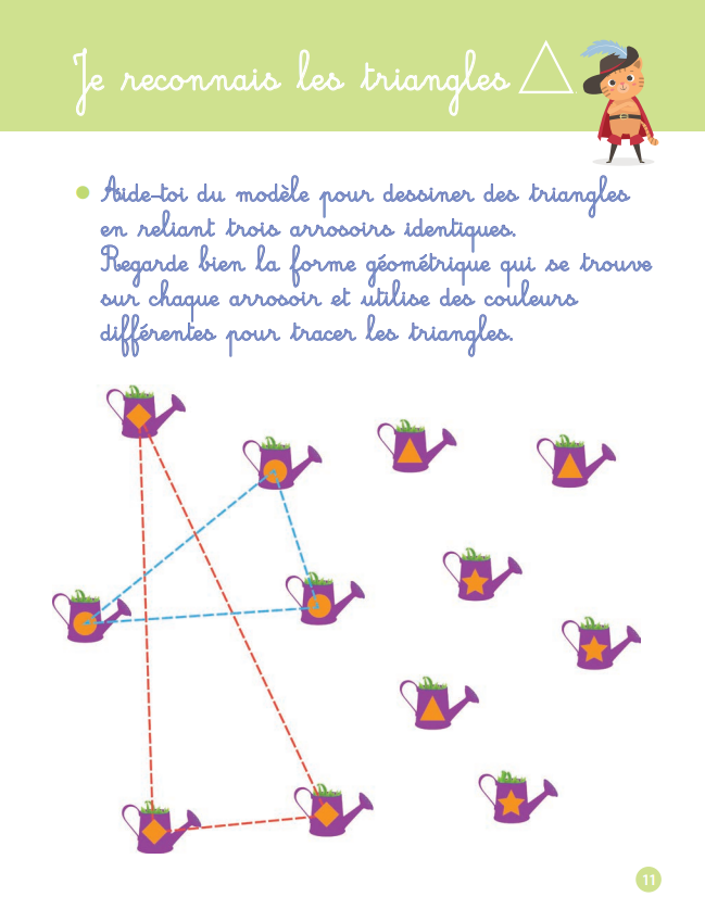 Mon cahier de graphisme spécial formes géométriques
