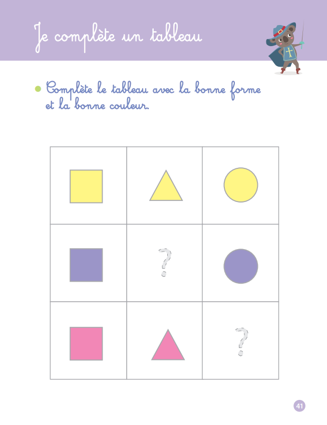 Mon cahier de graphisme spécial formes géométriques