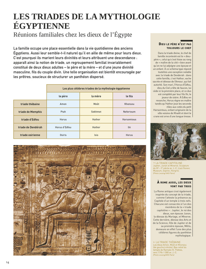 Les Dieux de la mythologie égyptienne