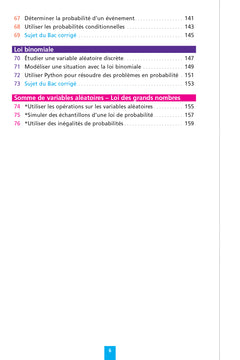 Objectif BAC Fiches détachables Spécialité maths Tle
