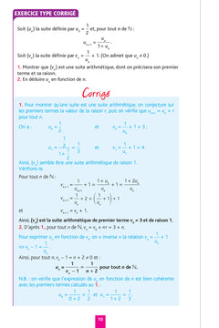 Objectif BAC Fiches détachables Spécialité maths Tle