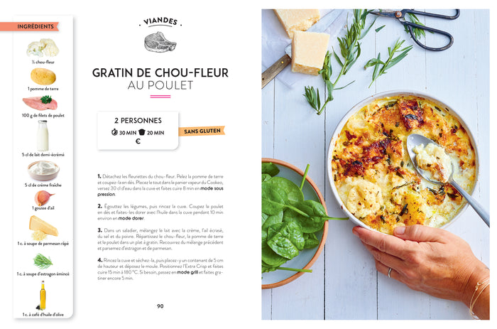 Recettes au Cookeo extra crisp