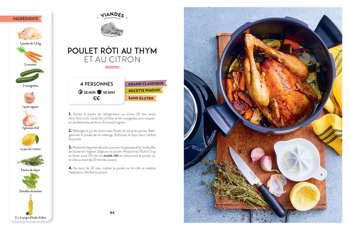 Recettes au Cookeo extra crisp