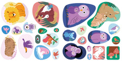 Décors et gommettes - bébés animaux