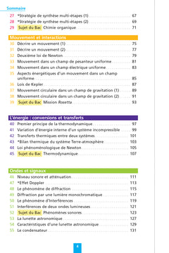 Objectif Bac Fiches détachables Spécialité Physique Chimie Tle