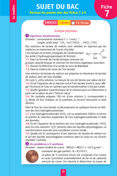 Objectif Bac Fiches détachables Spécialité Physique Chimie Tle