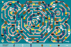 Cherche et trouve princesses et dragons  dans les labyrinthes