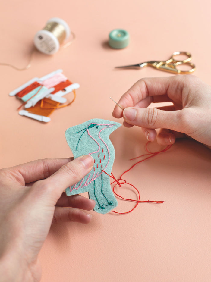 Easy broderie upcycling