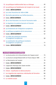 Objectif BAC Fiches détachables Spécialité SES tle