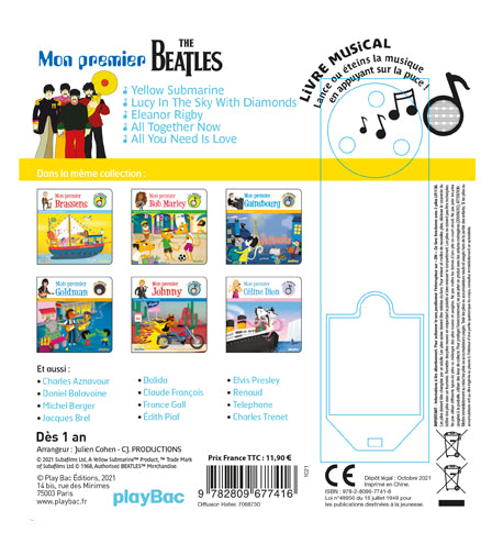 Livre musical - Mon premier The Beatles