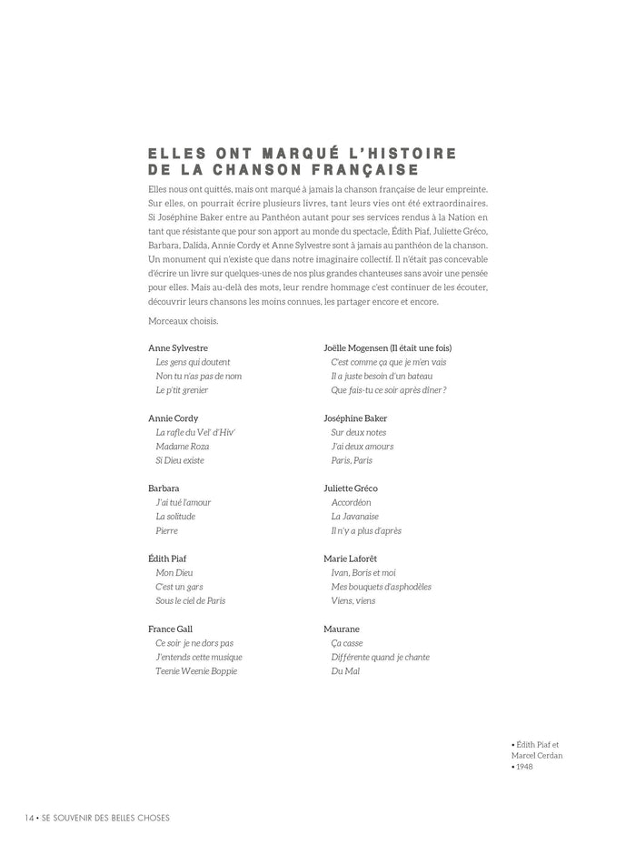 Chanteuses: La chanson française au féminin