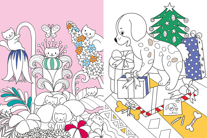 Coloriages chats et chiens