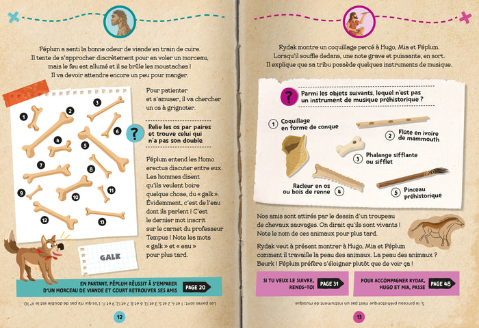 Enquête mystère - au temps de la Préhistoire