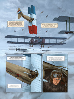 Le pilote à l'Edelweiss T2