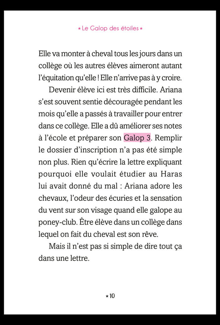 Le galop des étoiles