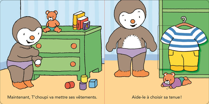 T'choupi s'habille comme un grand