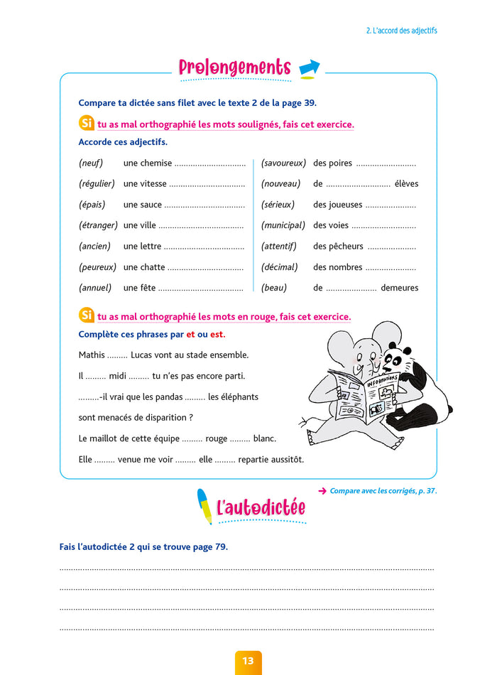 Pour comprendre dictées CM1