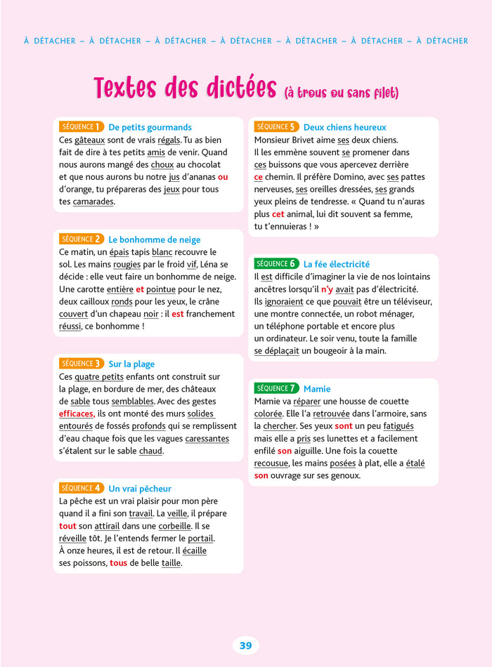 Pour comprendre dictées CM1