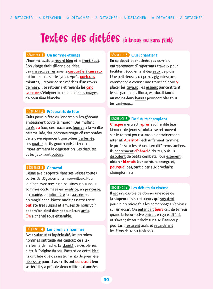 Pour comprendre dictées CM2