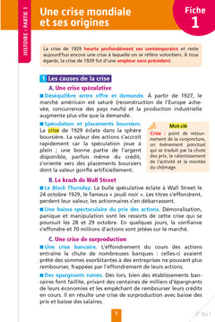 Objectif BAC Fiches détachables Histoire-Géographie Tronc commun Terminale