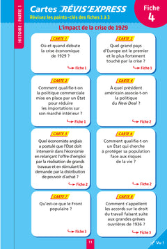 Objectif BAC Fiches détachables Histoire-Géographie Tronc commun Terminale