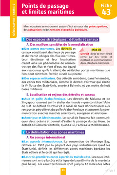 Objectif BAC Fiches détachables Histoire-Géographie Tronc commun Terminale