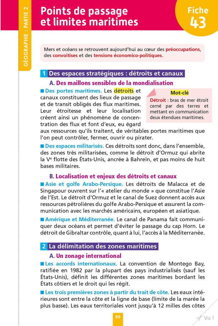 Objectif BAC Fiches détachables Histoire-Géographie Tronc commun Terminale