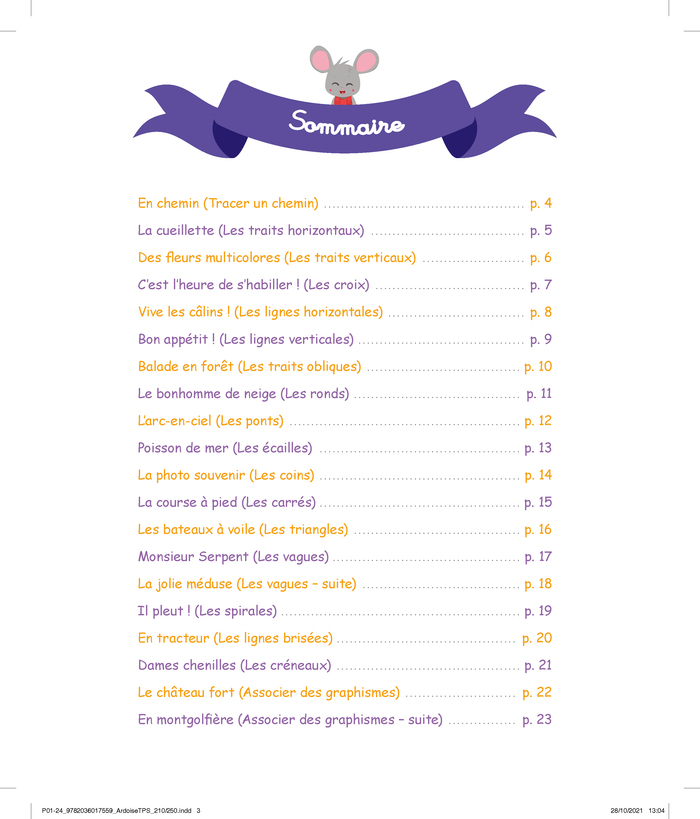 Mon super cahier ardoise toute petite section premiers tracés