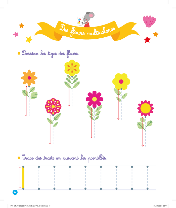 Mon super cahier ardoise toute petite section premiers tracés