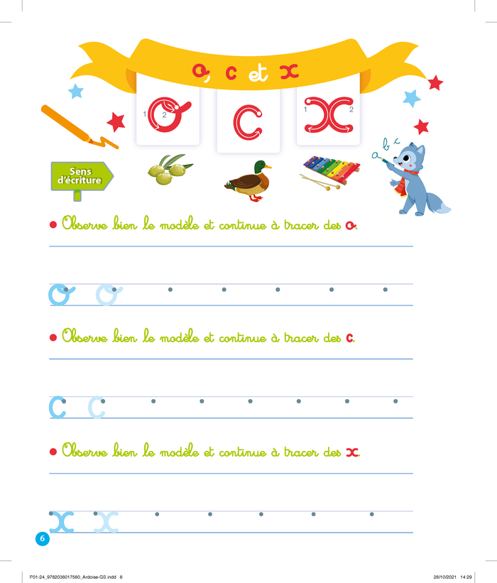 Mon super cahier ardoise grande section - Petites lettres - Chiffres