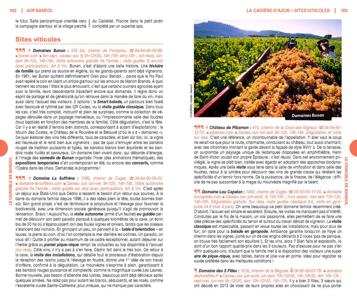 Guide du routard oenotourisme en Provence