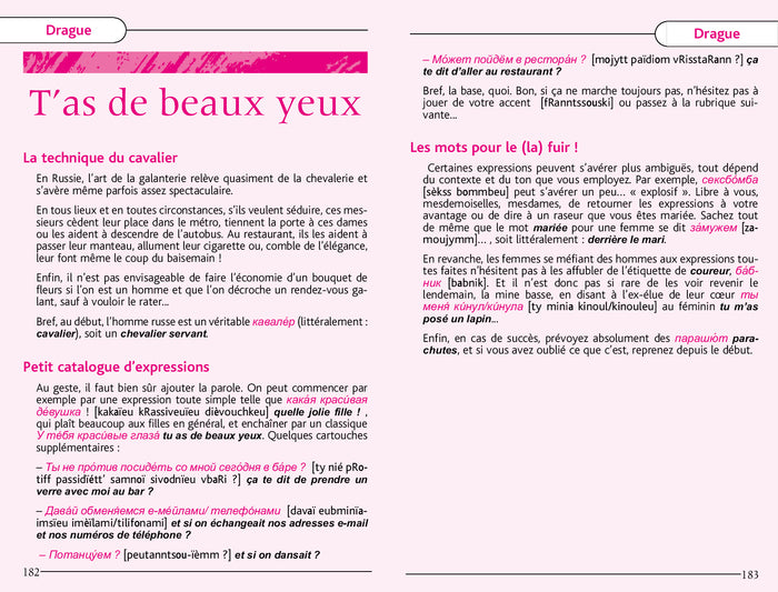 Le Routard guide de conversation Russe