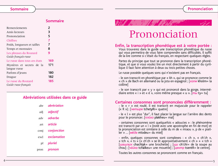 Le Routard guide de conversation Russe