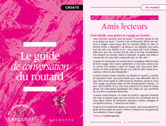 Le Routard guide de conversation Croate