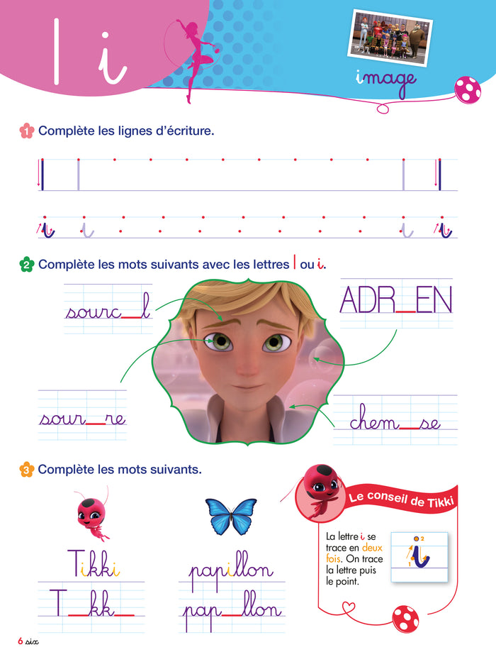 Miraculous - Mon cahier d'écriture