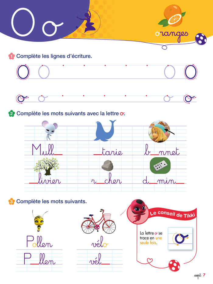 Miraculous - Mon cahier d'écriture