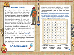 Escape game de poche junior : La malédiction de Toutankhamon