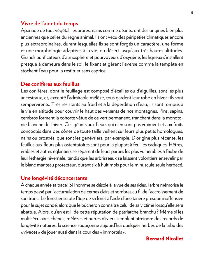 Arbres et arbustes de montagne