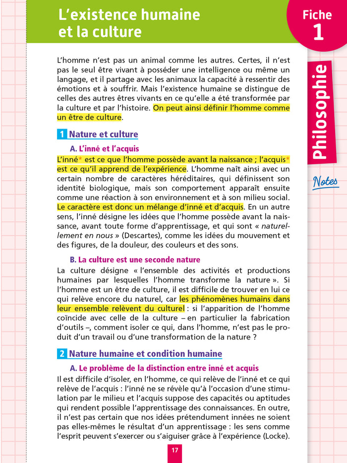 Objectif Bac Fiches détachables enseignements communs Terminale