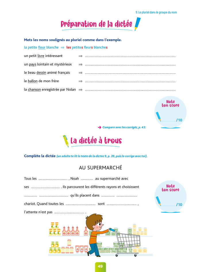 Pour Comprendre Dictées CE1