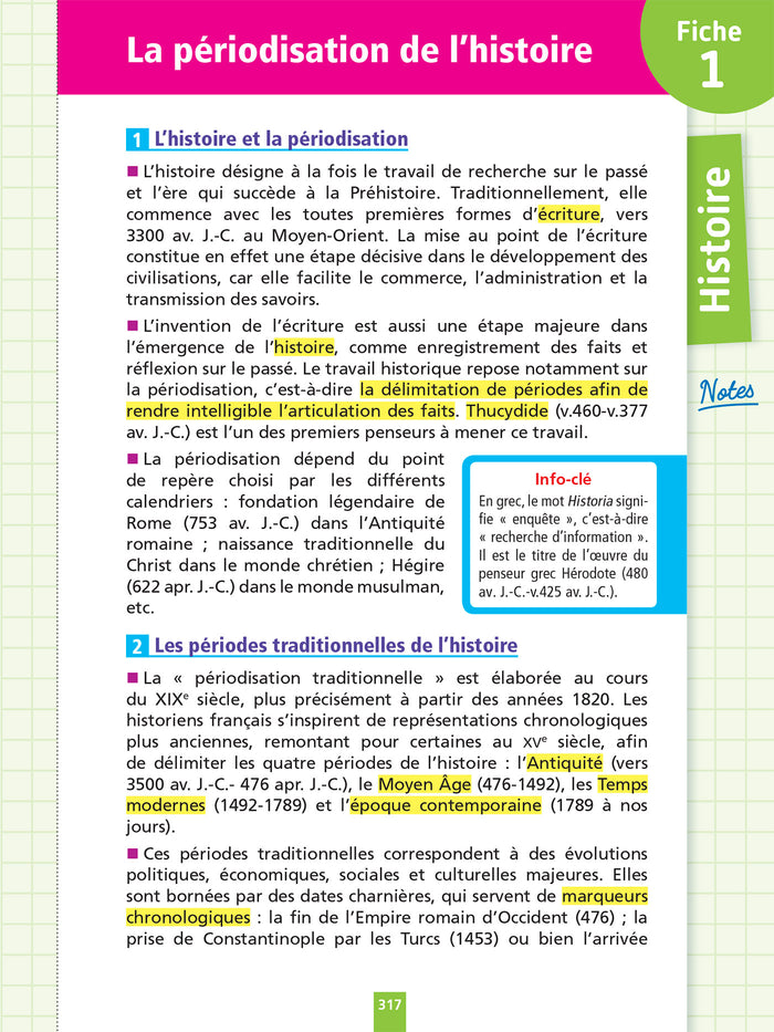 Objectif Bac Fiches détachables Tout-en-un 2nde