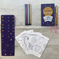 Tarot divinatoire à colorier